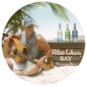 Kenny Chesney with Blue Chair Bay Spiced Rum