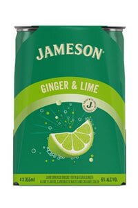 Jameson Ginger & Lime Irish Whiskey Premixed Cocktail 4pk