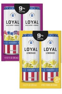 Loyal 9 Lemonade Premixed Cocktail 4pk