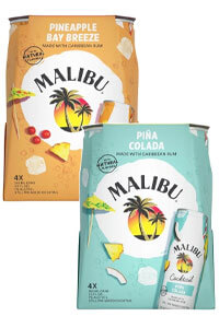 Malibu Rum Premixed Cocktail 4pk