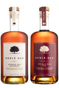 Noble Oak Double Oak and Double Oak Rye Bourbon 750mL
