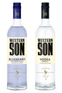 Western Son Vodka and Blueberry Vodka 750mL