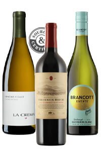 La Crema, Shannon Ridge, Brancott wines 750mL