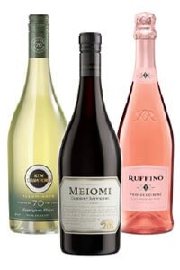 Meoimi, Kim Crawford and Ruffino wines 750mL