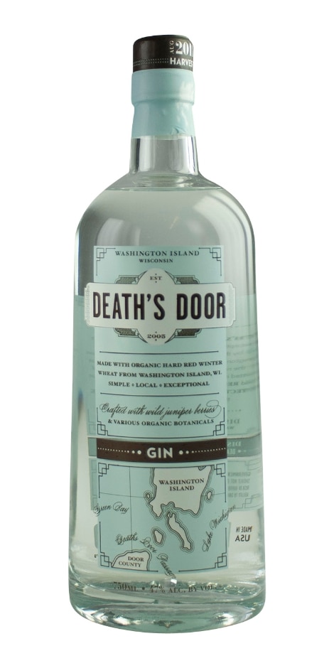Death's Door Gin bottle.