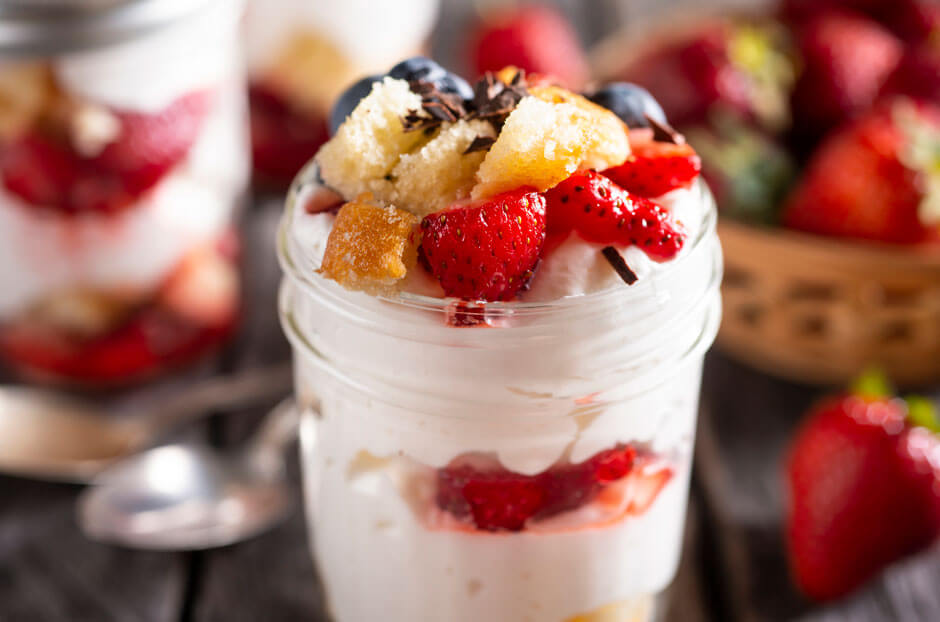 Baileys Strawberries & Cream Shortcake Jar.